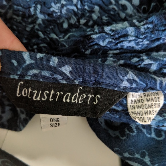 Batik beach coverup dress - Picture 6 of 6